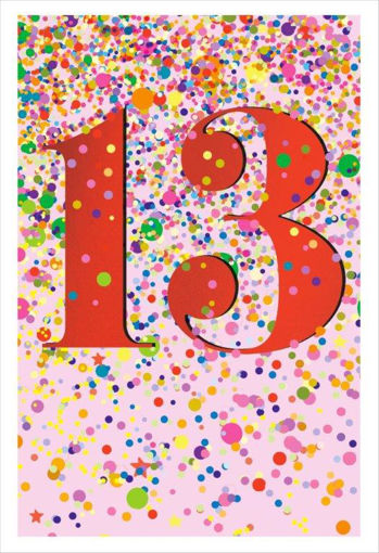 Picture of 13TH BIRTHDAY CARD
